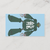 Carte De Visite Robot - affaires (Dos)