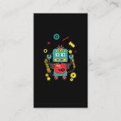 Carte De Visite Robot amusant Outils de Jonglage Robots (Devant)