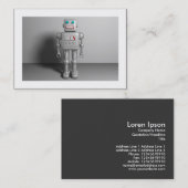 Carte De Visite Robot (bordé) (Devant / Derrière)