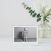 Carte De Visite Robot (bordé) (Debout devant)
