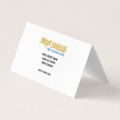 Carte De Visite Robot de nettoyage futuriste de piscine (Dos)