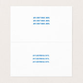 Carte De Visite Robot de nettoyage futuriste de piscine (Intérieur déplié)