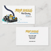 Carte De Visite Robot de nettoyage futuriste de piscine (Devant / Derrière)