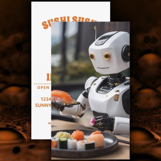 Carte De Visite robot sushi