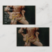 Carte De Visite Robuste de Hurly, rétro théâtre de "Sylvia Thorne" (Devant / Derrière)