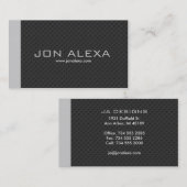 Carte De Visite Rocailleux moderne (Devant / Derrière)