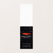 Carte De Visite Roche d'ardoise | Couteau de feu | Chef exécutif (Extérieur déplié)