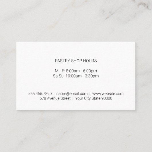 Carte De Visite Roche d'ardoise | Couteau de feu | Chef exécutif (Dos)