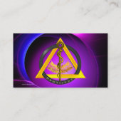 CARTE DE VISITE ROCHE DE LA DENTISSE DENTISTE ASCLEPIUS (Dos)