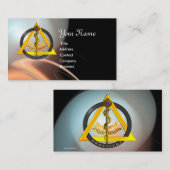 CARTE DE VISITE ROCHE DE LA DENTISSE DENTISTE ASCLEPIUS (Devant / Derrière)