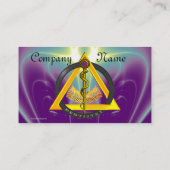 CARTE DE VISITE ROCHE DE LA DENTISSE DENTISTE ASCLEPIUS (Dos)