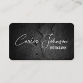 Carte De Visite Roche noire avec nom (Devant)