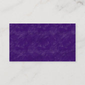 Carte De Visite Rocher brossé - violet (Dos)