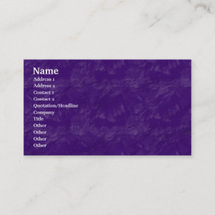 Carte De Visite Rocher brossé - violet