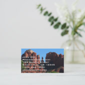 Carte De Visite Rocher de la Cathédrale à Sedona Arizona Monument (Debout devant)