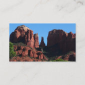 Carte De Visite Rocher de la Cathédrale à Sedona Arizona Monument (Dos)