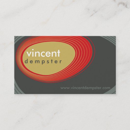 CARTE DE VISITE :: roches rétro audacieuses L7 (Devant)