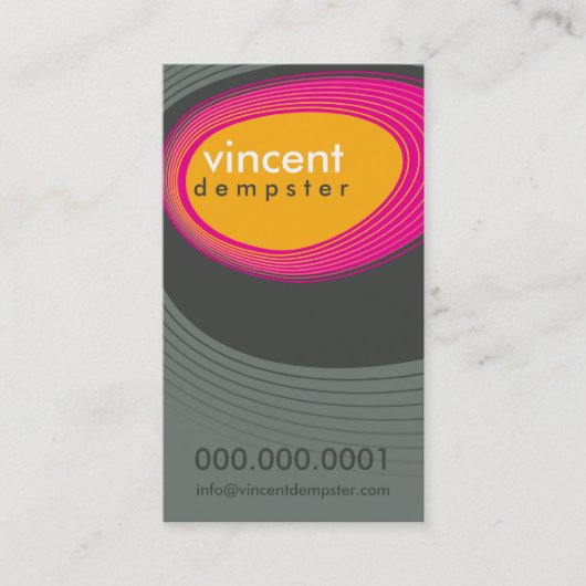 CARTE DE VISITE :: roches rétro audacieuses P6 (Devant)