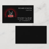 Carte De Visite Rock (Devant / Derrière)