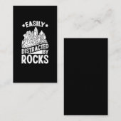 Carte De Visite Rock Collector Géologue Funny Géologie (Devant / Derrière)