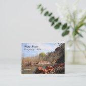 Carte De Visite Rock Creek rouge (Debout devant)