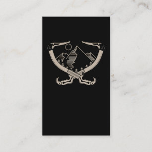 Carte De Visite Rock Escalade Retro Mountain Climber