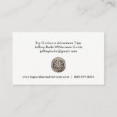 Carte De Visite Rock Face Cliffs Wilderness Guide (Dos)