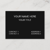 Carte De Visite Rock IT Géologue (Dos)