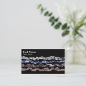 Carte De Visite Rock Strata - Noir (Debout devant)