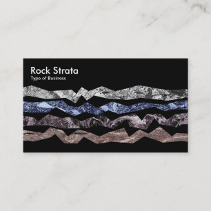 Carte De Visite Rock Strata - Noir