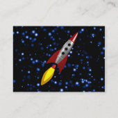 Carte De Visite Rocket 3D (Dos)