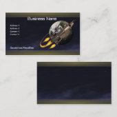 Carte De Visite Rocket vintage (Devant / Derrière)