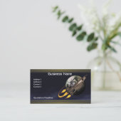 Carte De Visite Rocket vintage (Debout devant)