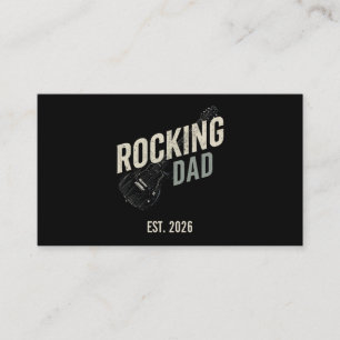 Carte de visite Rocking Dad Vintage Guitar