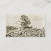 Carte De Visite Rocks avec chêne Van Gogh Art (Dos)