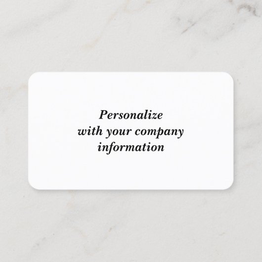 Carte de visite Rocky Beach (Dos)