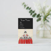 CARTE DE VISITE ROCOCO LADY MODE COSTUME DESIGNER MAKEUP ARTISTE (Debout devant)