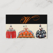 CARTE DE VISITE ROCOCO LADY MODE COSTUME DESIGNER MAKEUP ARTISTE (Dos)