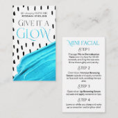 Carte De Visite Rodan et massage facial de champs mini, lui (Devant / Derrière)