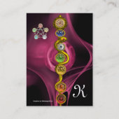 CARTE DE VISITE RODE D'ASCLEPIUS,7 CHAKRAS, YOGA, ÉNERGIE SPIRITUE (Dos)