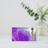 CARTE DE VISITE RODE DE LA DENTISTE ASCLEPIUS, MONOGRAMME CLINIQUE (Debout devant)