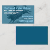 Carte De Visite Rodeo School | Bull Rider Training / Instructor (Devant / Derrière)