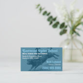Carte De Visite Rodeo School | Bull Rider Training / Instructor (Debout devant)