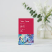 Carte De Visite ROI ARTHUR, DAME DU LAC ET rouge EXCALI (Debout devant)