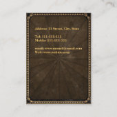 Carte De Visite Roi grunge des pelles (Dos)