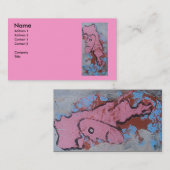 CARTE DE VISITE ROI ROSE (Devant / Derrière)