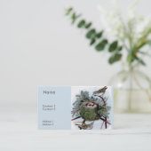 Carte De Visite roitelets à couronne dorée (Debout devant)