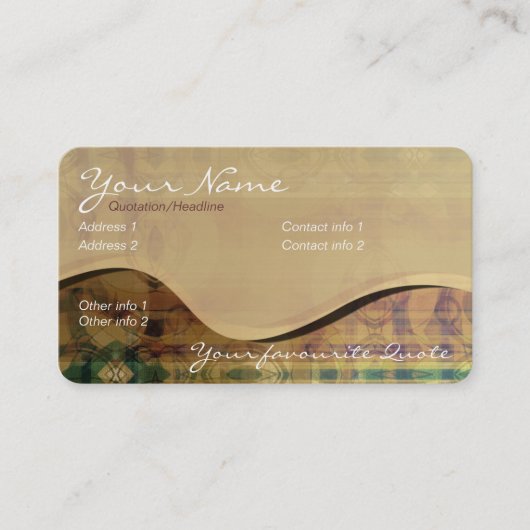 Carte de visite Rolling Hills (Devant)