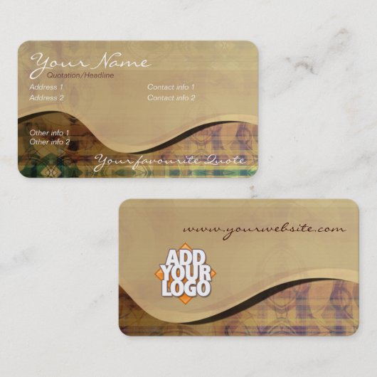 Carte de visite Rolling Hills (Devant / Derrière)