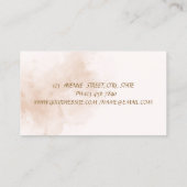 Carte De Visite Rolling Pin Flowers Cupcake Bakery Drips (Dos)